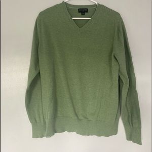 Banana republic light green V-neck top